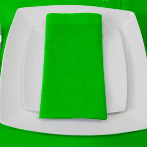 Bi-Stretch Apple Green Napkin
