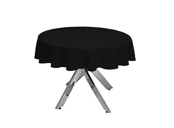 Stunning Round Black Tablecloth Also, Round Black Tablecloth