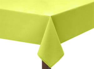 Acid Yellow Premium Plain Square Tablecloth