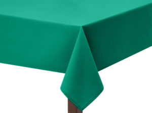 Emerald Premium Plain Square Tablecloth