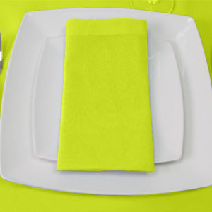 Neon Yellow Premium Plain Napkin