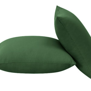 Luxury Plain Forest Green cushion
