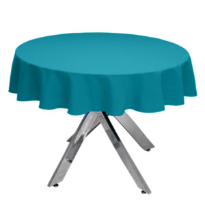 Premium Plain Jade Round Tablecloth