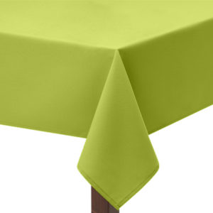 Lime Green Premium Plain Square Tablecloth