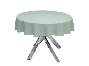 Mint Premium Plain Round Tablecloth