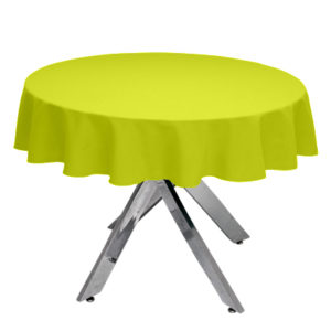 Olive Premium Plain Round Tablecloth