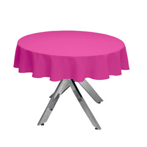 Raspberry Round Tablecloth