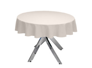 Stone Premium Plain Round Tablecloth