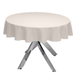 Premium Plain Stone Round Tablecloth