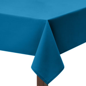 Teal Premium Plain Square Tablecloth