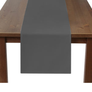 Premium Plain Dark Grey Table Runner