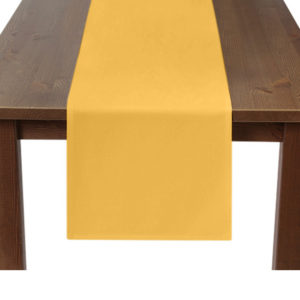 Gold Premium Plain Square Table Runner