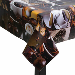 Coffee Beans PVC Square/Rectangle Tablecloth