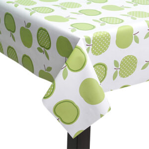 Green Apples PVC Square/Rectangle Tablecloth