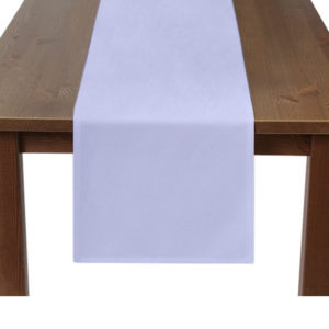 Light Lilac Premium Plain Square Table Runner