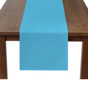 Turquoise Premium Plain Square Table Runner