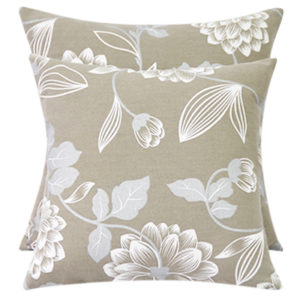 Floral Canvas Cushion