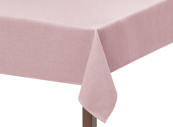 Pink Basket Weave Square Tablecloth