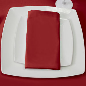 100% Heavy cotton Red napkin