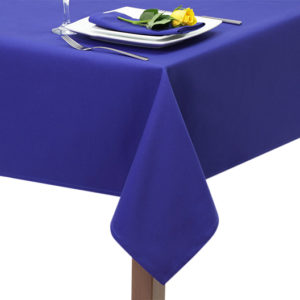 100% Heavy cot100% Heavy cotton Royal Blue tablecloth