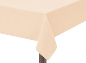 Cream Hessian Linen Square Tablecloth