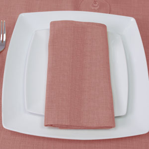 Hessian Linen Pink Napkin