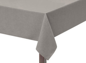 Light Grey Hessian linen square tablecloth