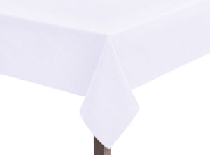White Linen Union Tablecloth