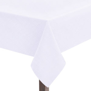 White Linen Union Tablecloth