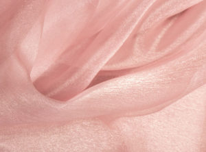 Crystal Organza Square Pink Tablecloth