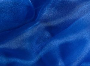 Crystal Organza square Royal Blue Tablecloth