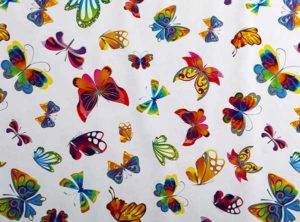 Butterfly Round PVC Tablecloth