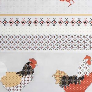 Chicken Square PVC Tablecloth