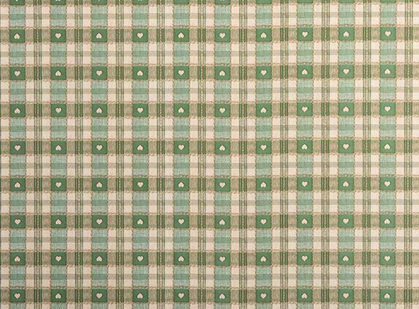 PVC Gingham Green Tartan Tablecloth
