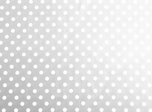 PVC Polka Dot Grey Tablecloth