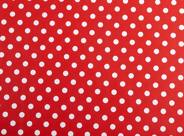 Polka Dot Red Tablecloth