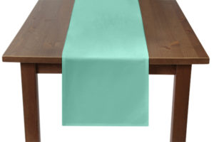Aquamarine Poly Cotton Table Runner