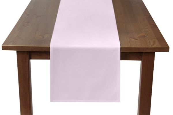 Light Pink Poly Cotton Table Runner