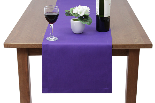 Purple Table Runner