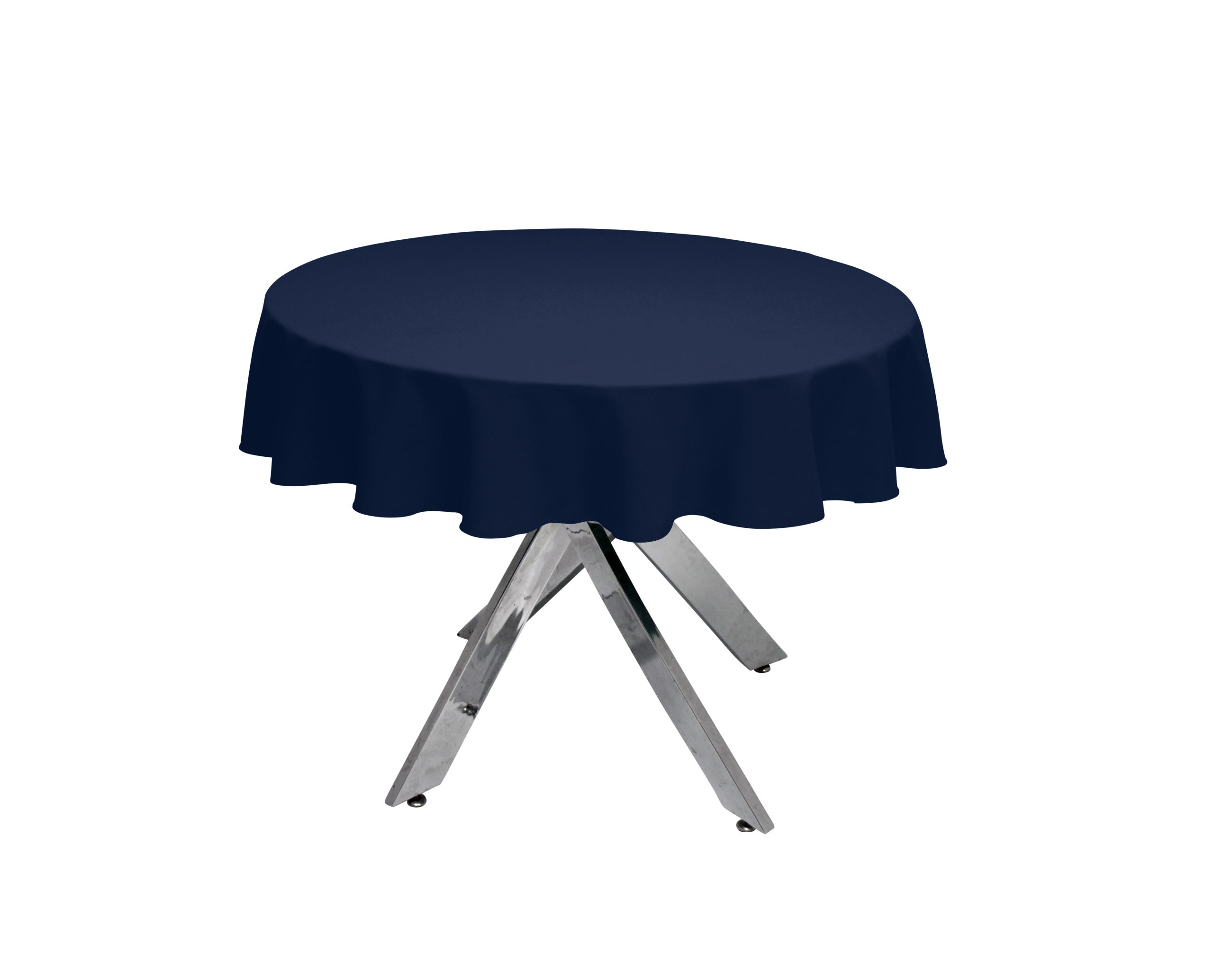 Polycotton Round Tablecloth Navy Blue, What Sizes Do Round Tablecloths Come In