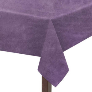 Purple Suedette Square Tablecloth