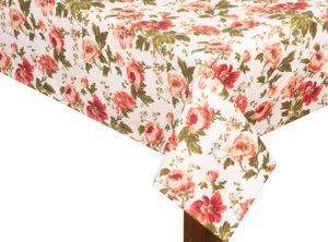 Summer Flowers Square Tablecloth