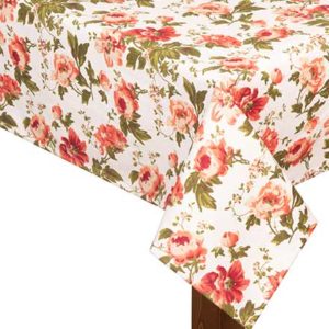 Summer Flowers Square Tablecloth
