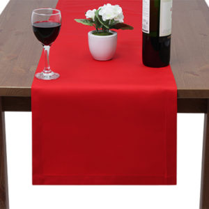 Superior Polyester Table Runner Red