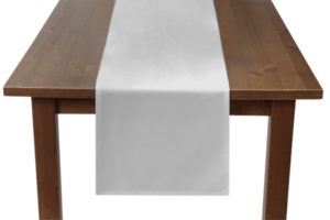 Superior Polyester Table Runner White