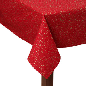 Christmas Star Red Square Tablecloth