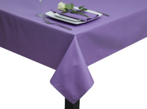 100% cotton lilac tablecloth