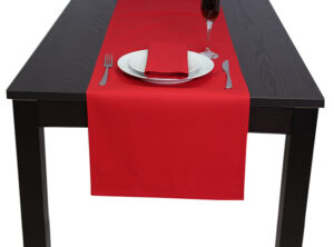100% Heavy Cotton Red Table Runner