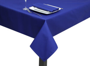 Polycotton Royal Blue Square Tablecloth
