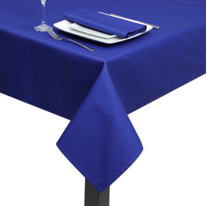 Polycotton Royal Blue Square Tablecloth